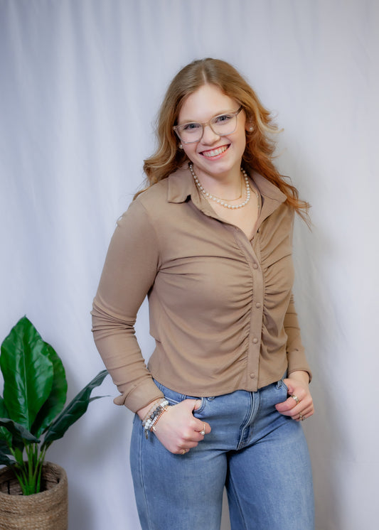 Ruffled Long Sleeve
