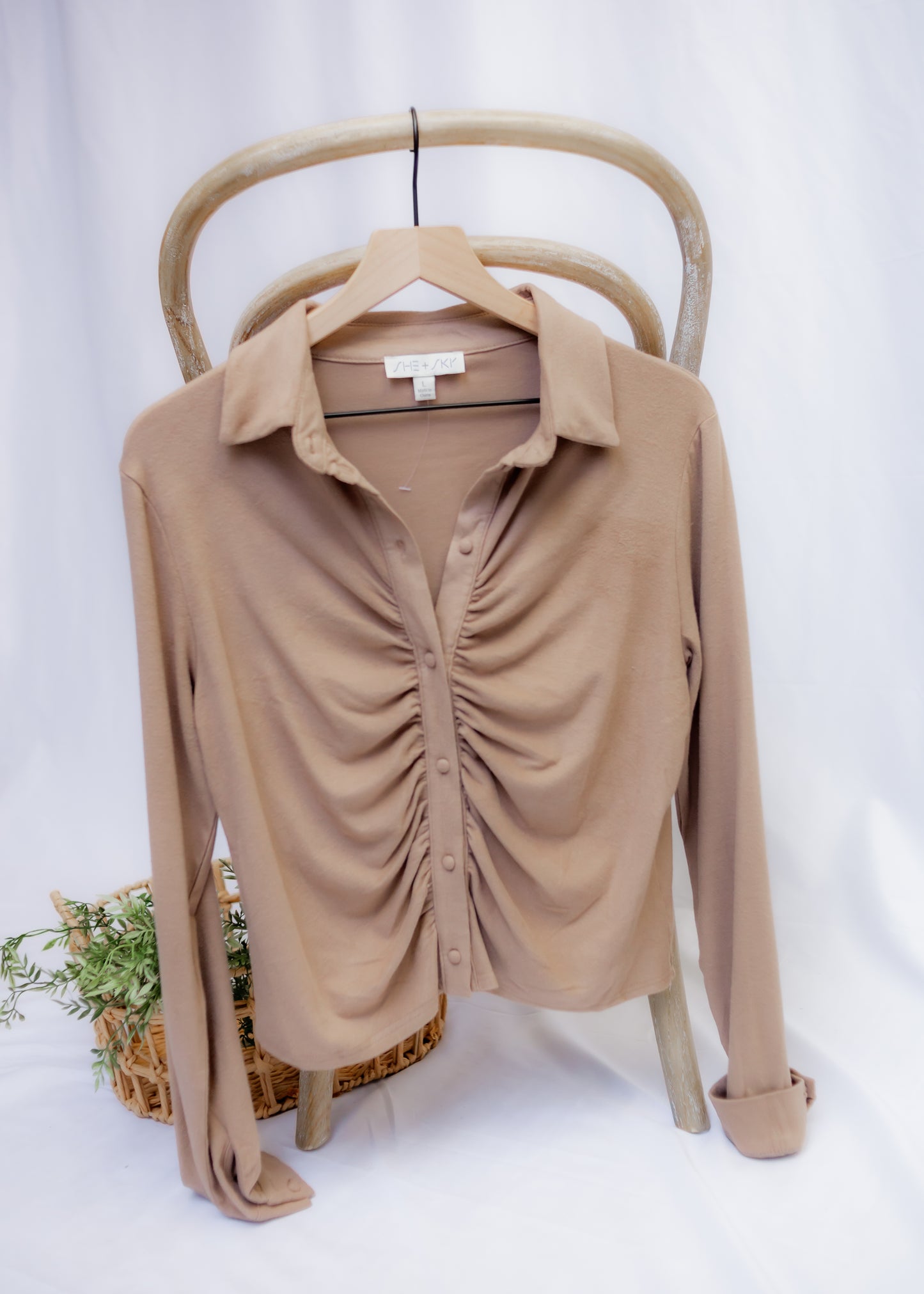 Ruffled Long Sleeve