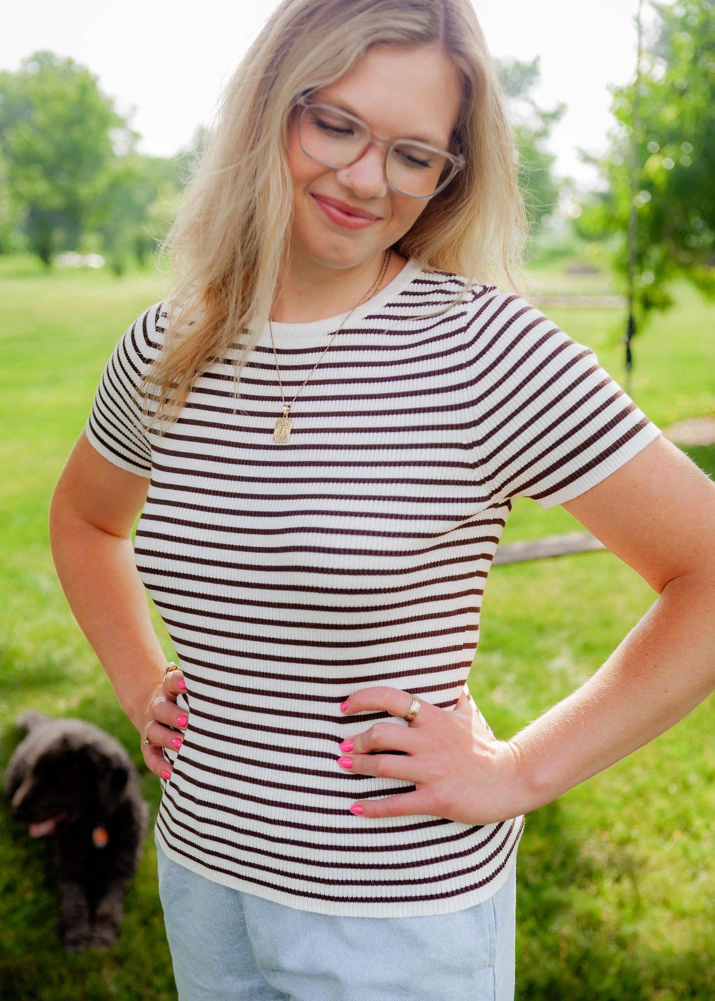 Harbor Knit Top - Chocolate