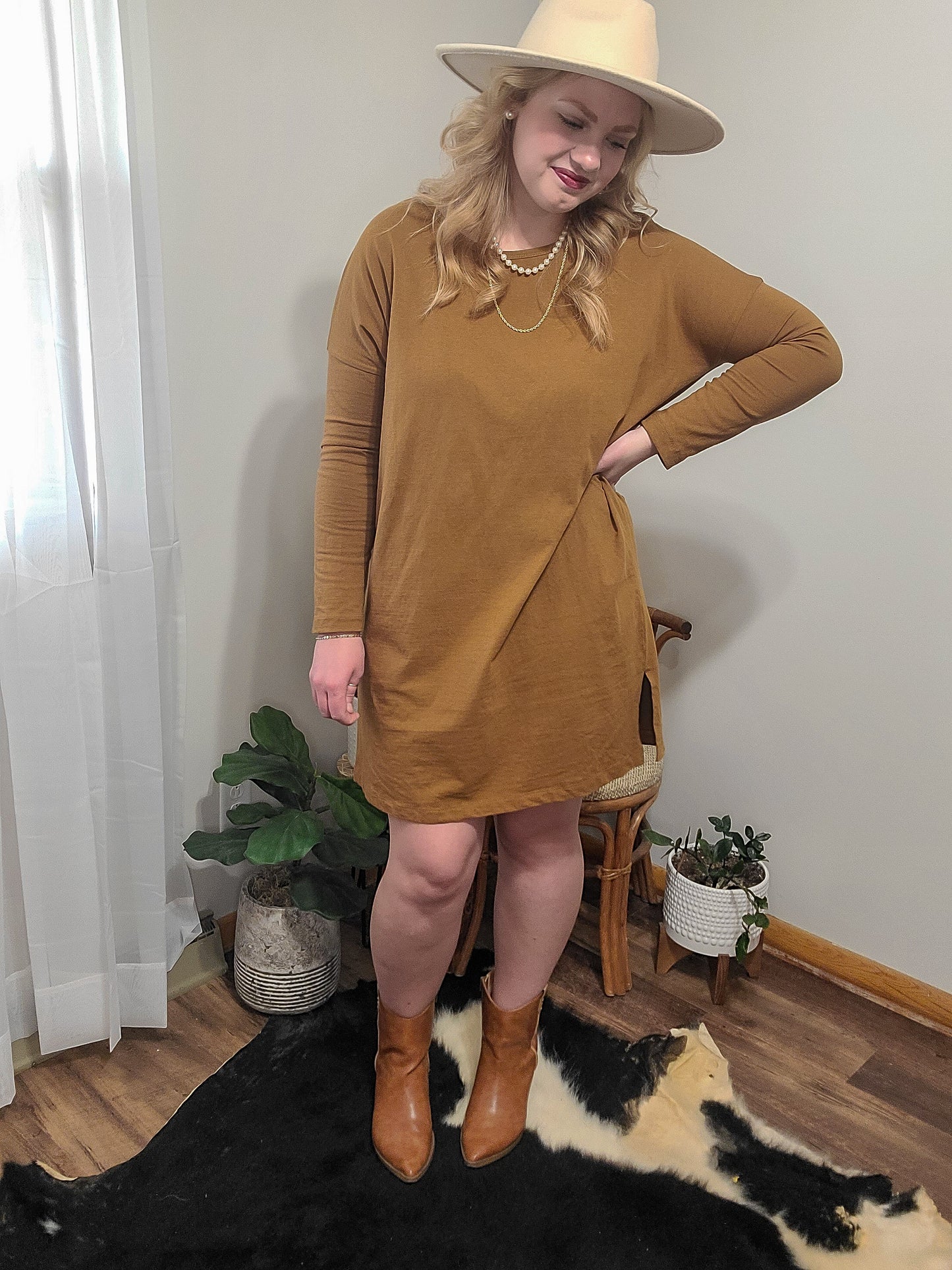 Long Sleeve T-Shirt Dress