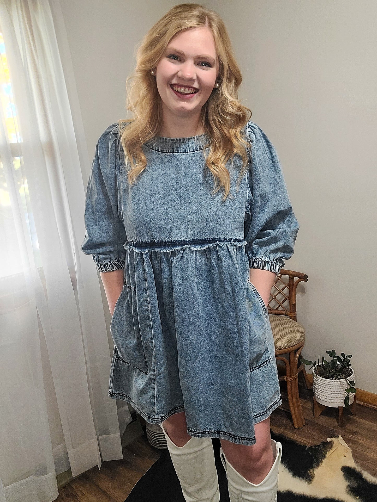 Oversized Babydoll Dress