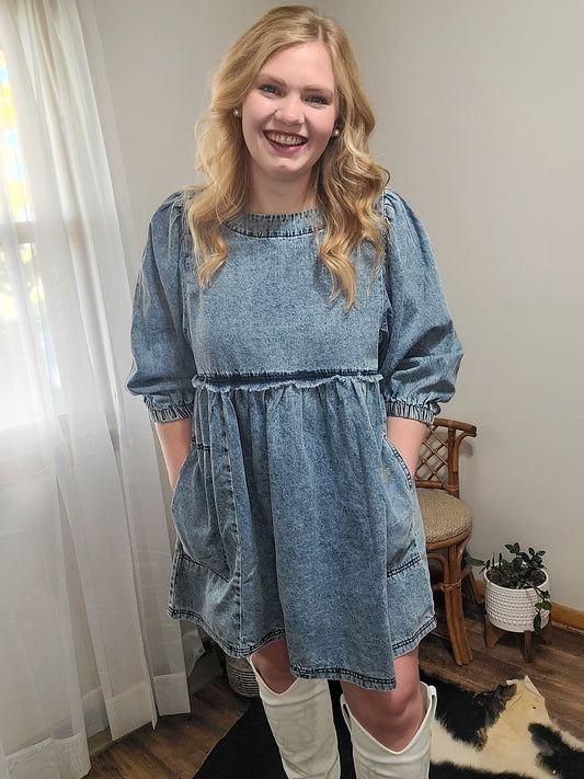 Oversized Babydoll Dress