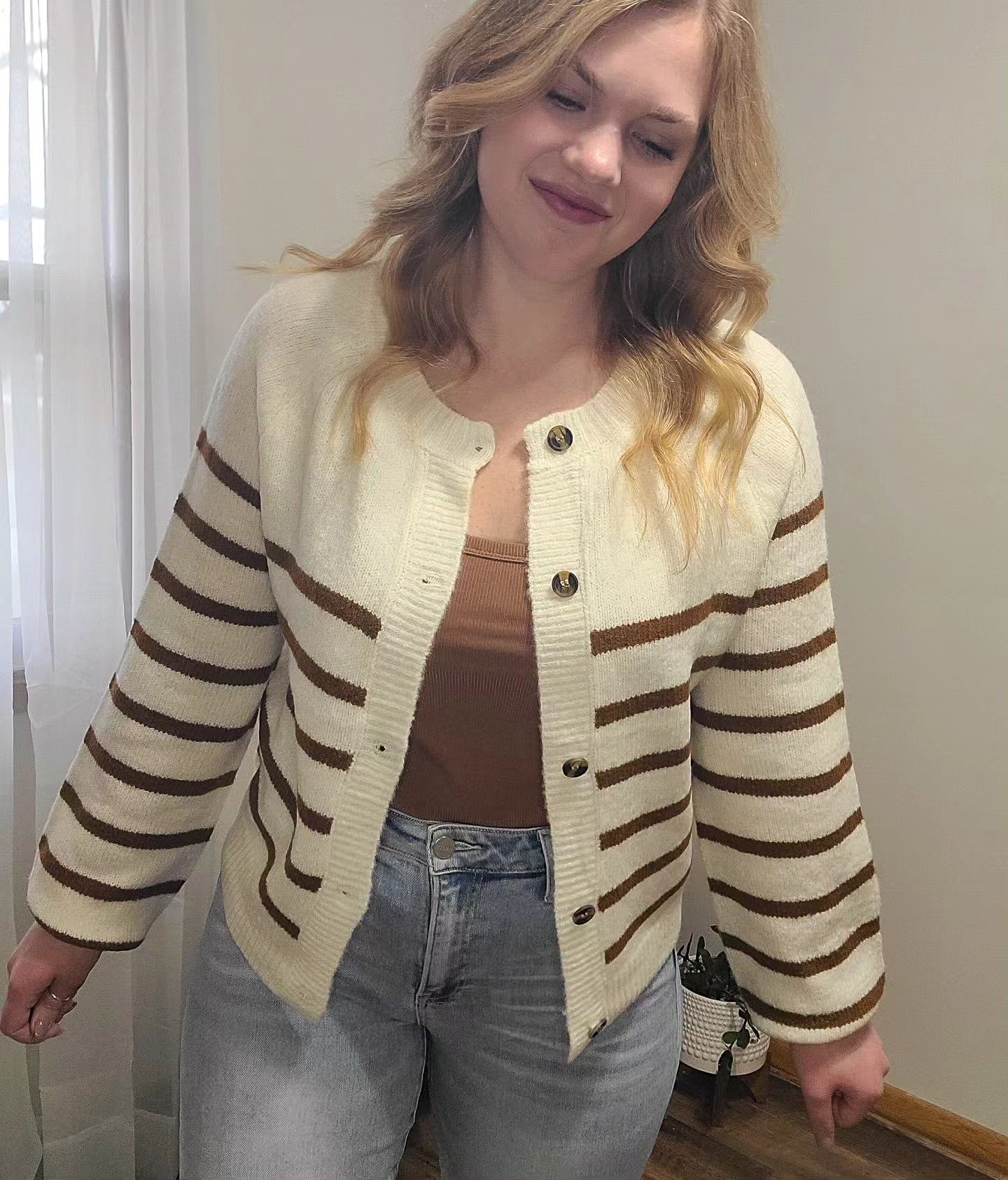 Striped Cardigan