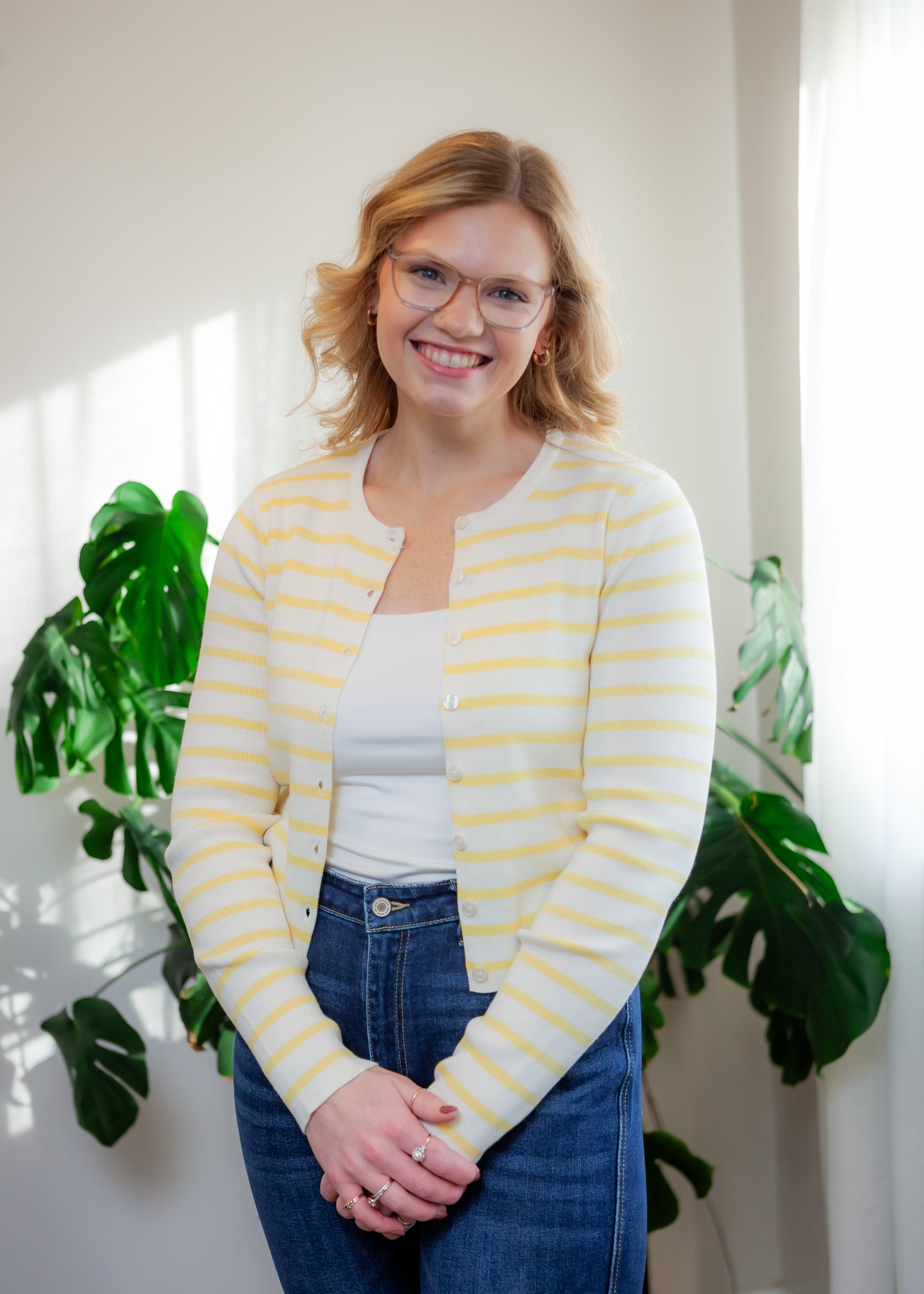 Charlotte's Striped Cardigan