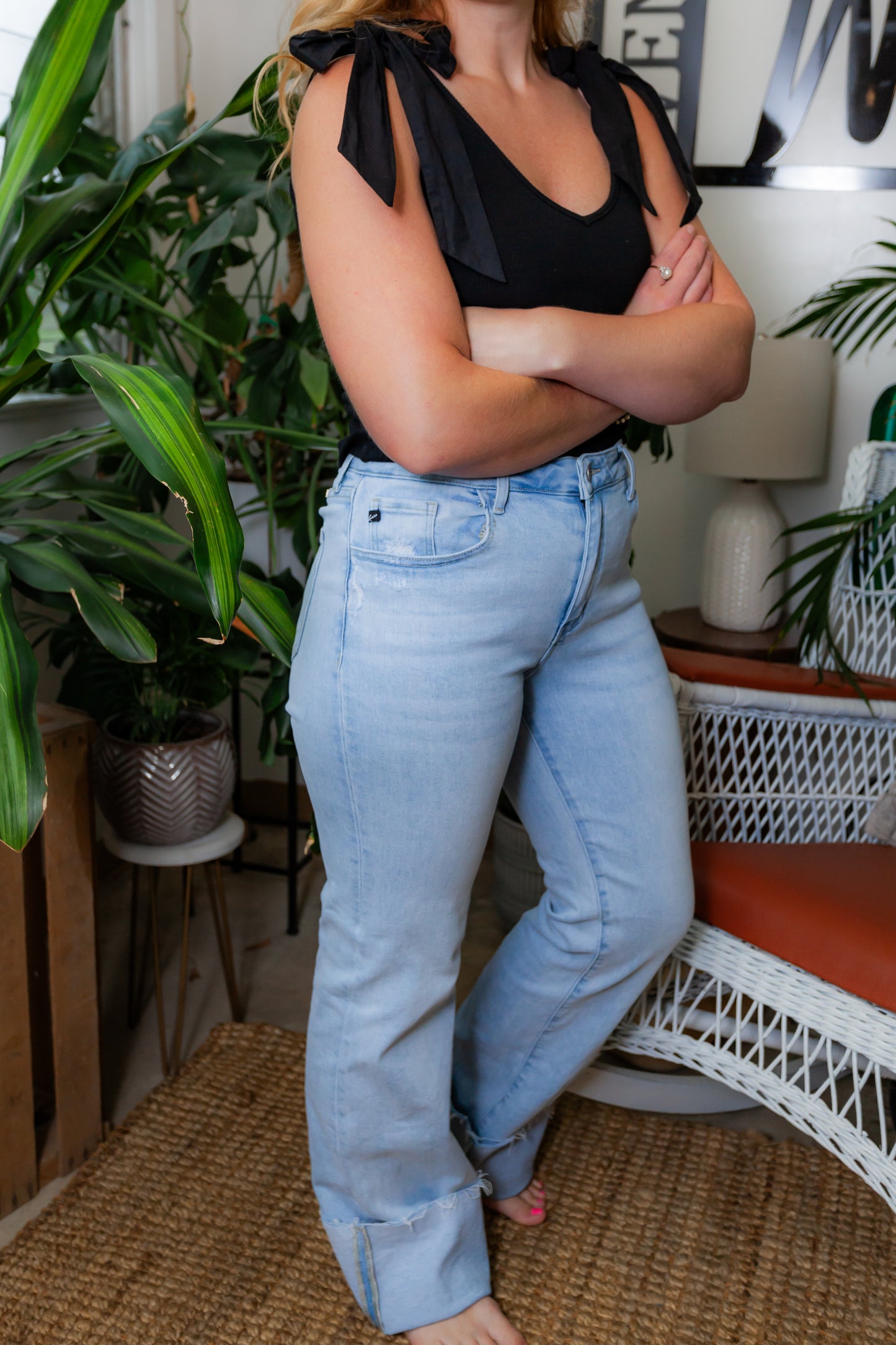 Cuffed Jeans