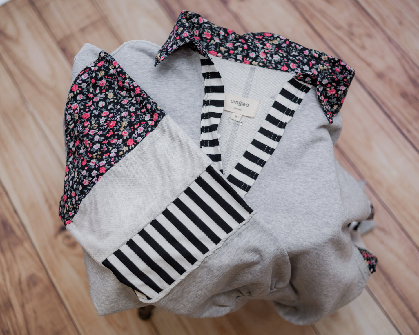 Floral Colorblock Sweatshirt