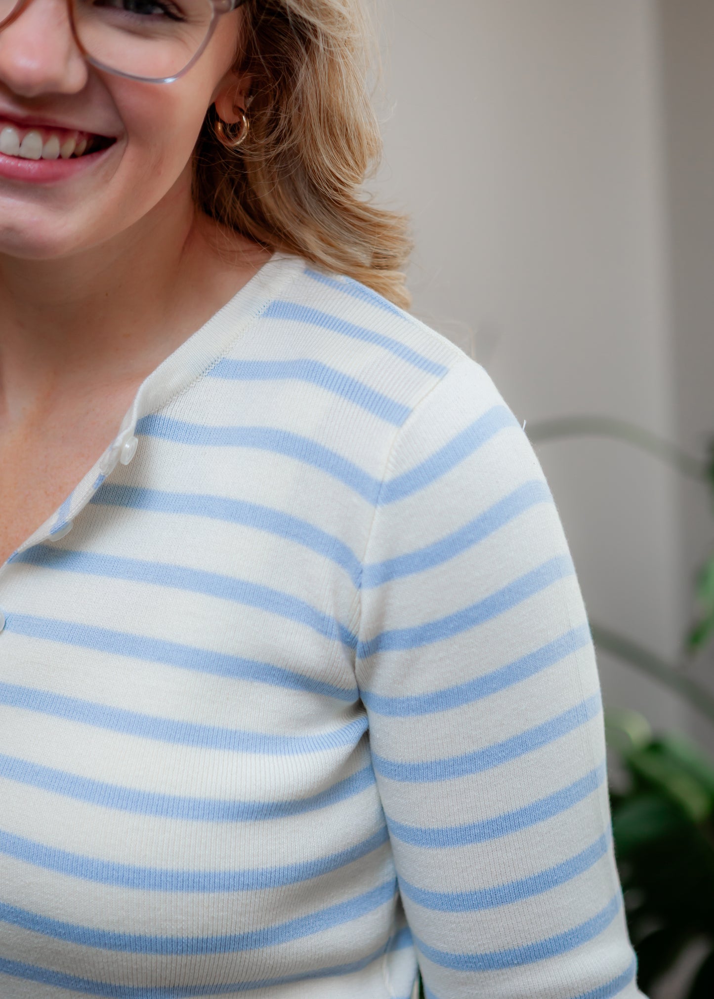 Charlotte's Striped Cardigan