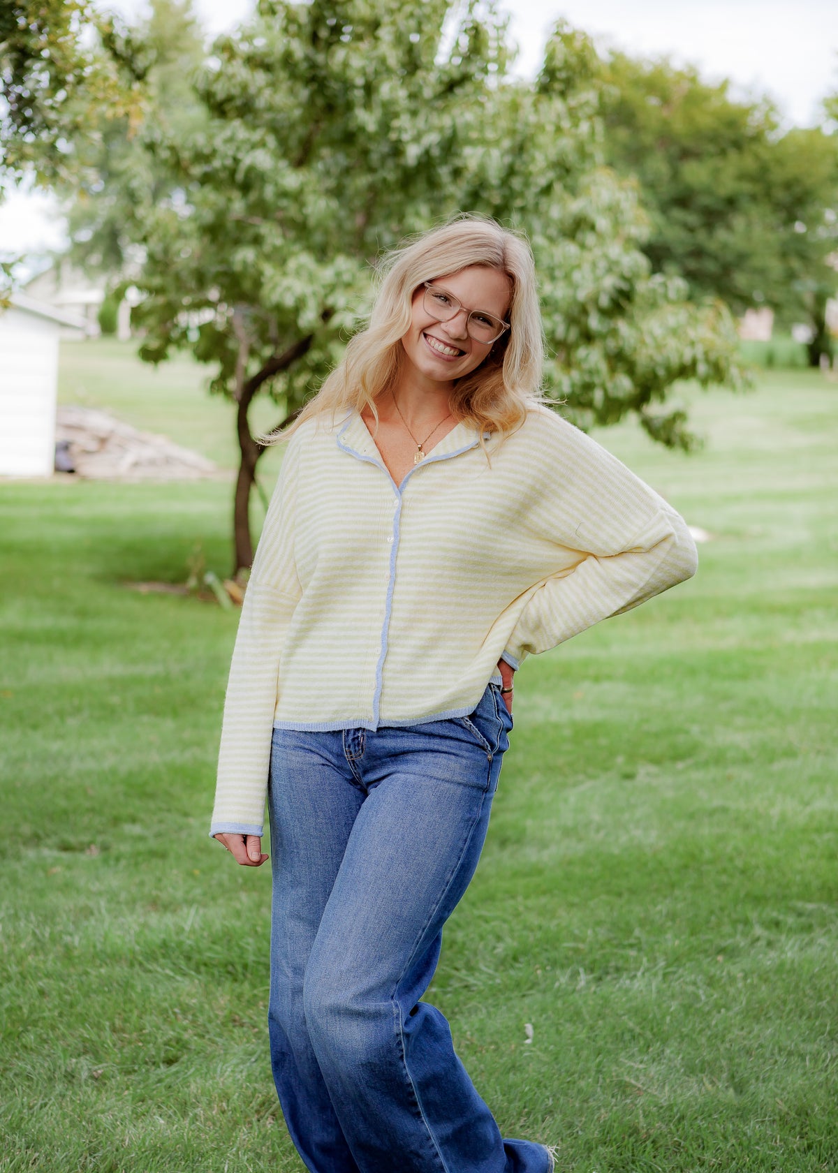 Butter + Blue Cardi
