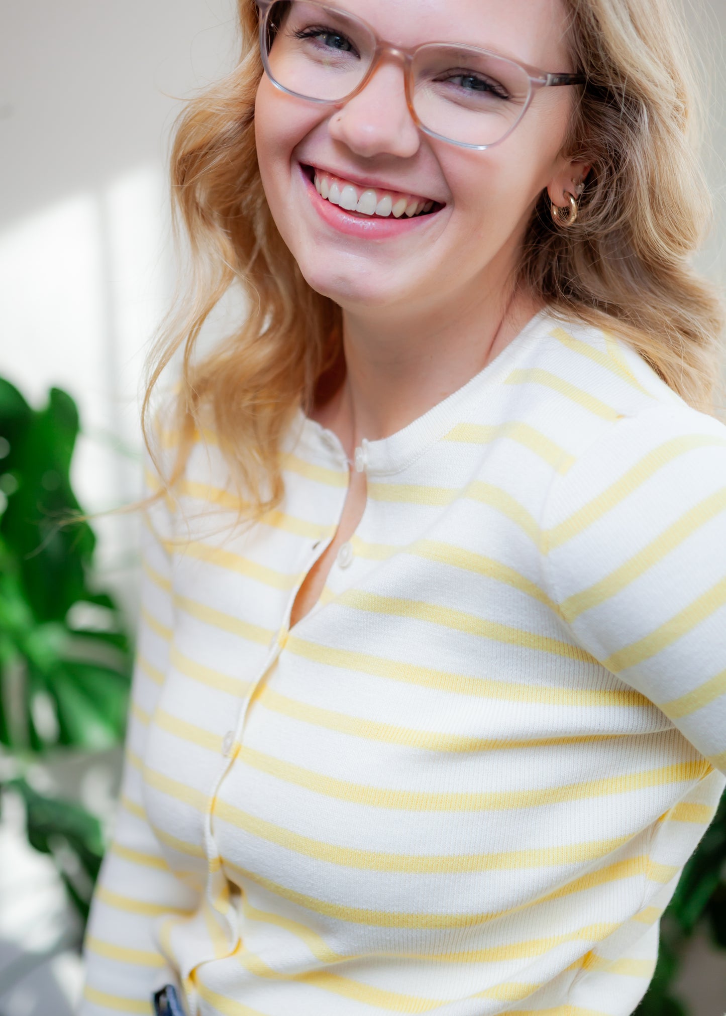 Charlotte's Striped Cardigan