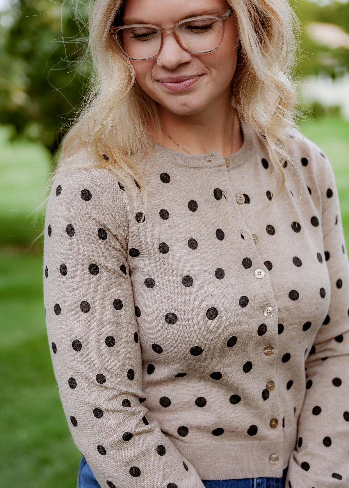 Polka Dot Cardigan