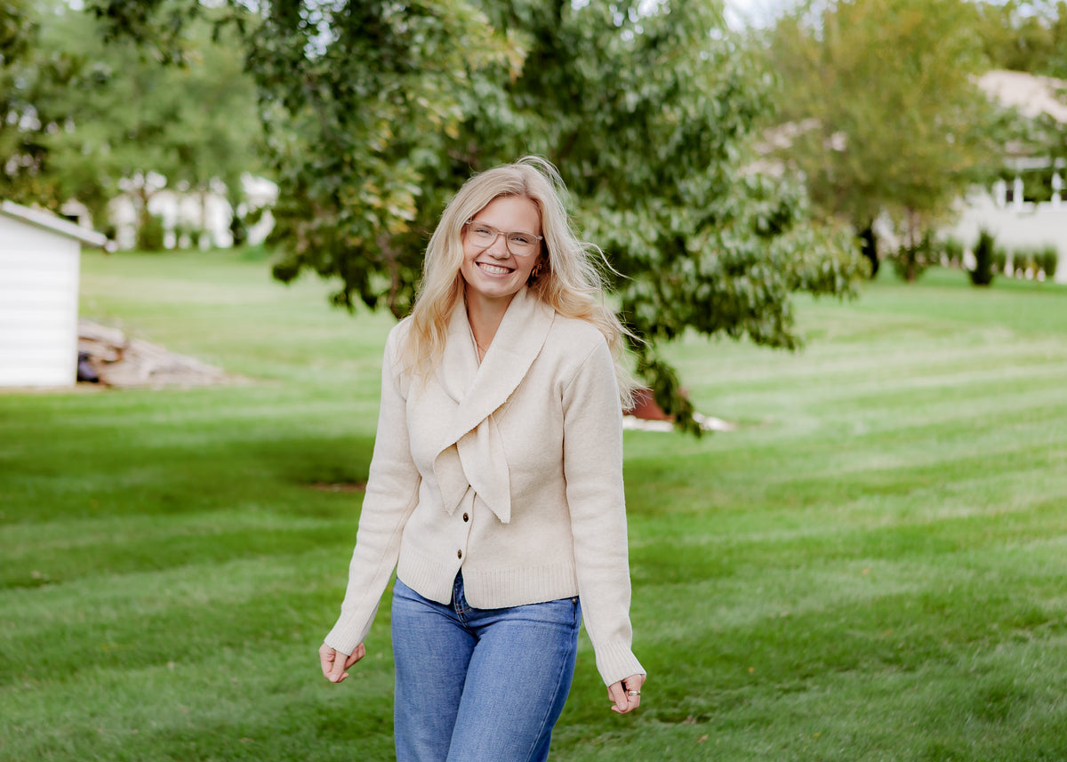 Oatmilk Wrap Sweater