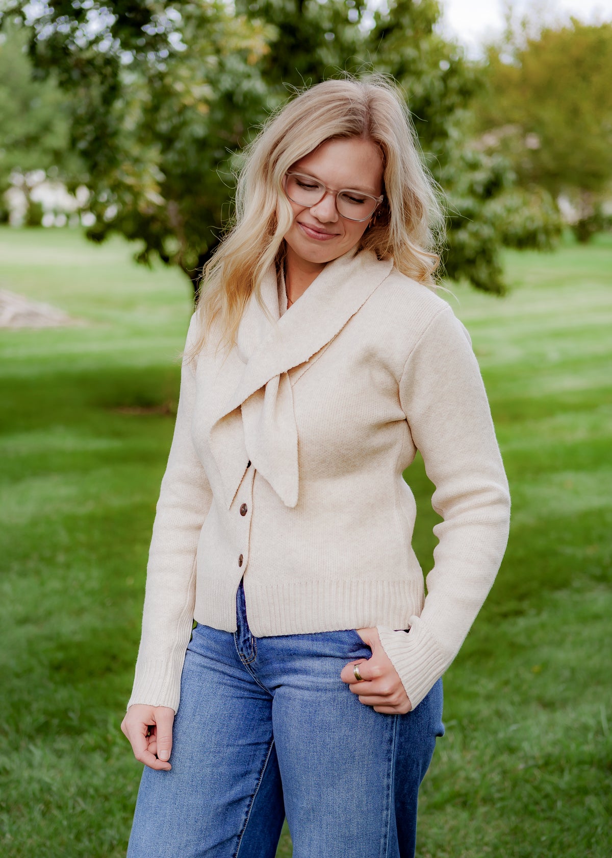 Oatmilk Wrap Sweater