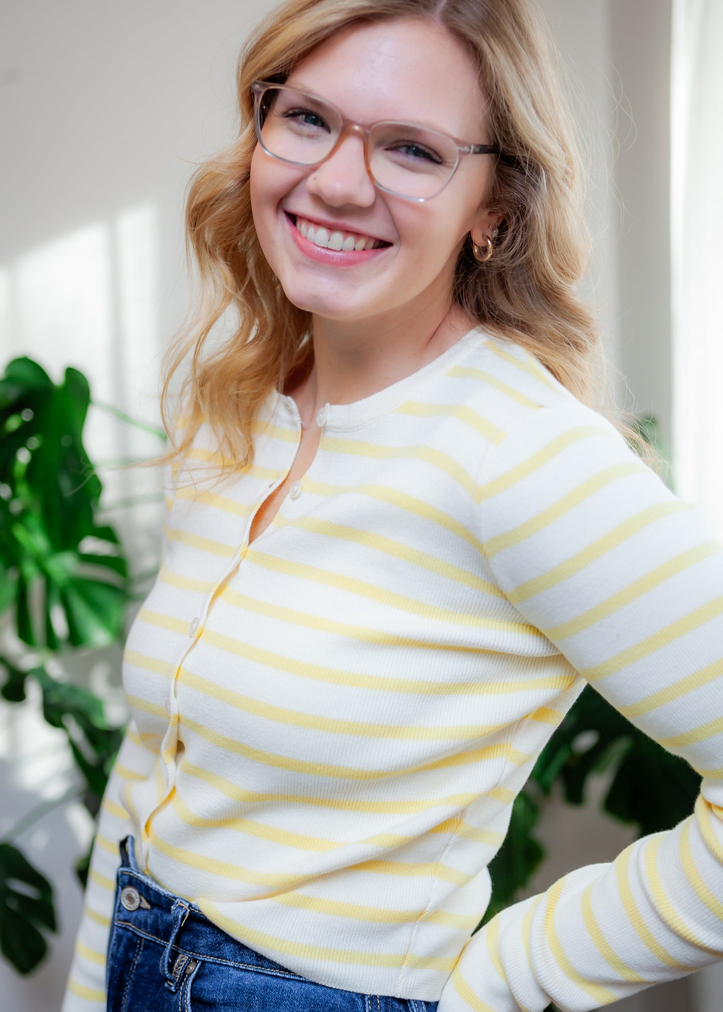 Charlotte's Striped Cardigan