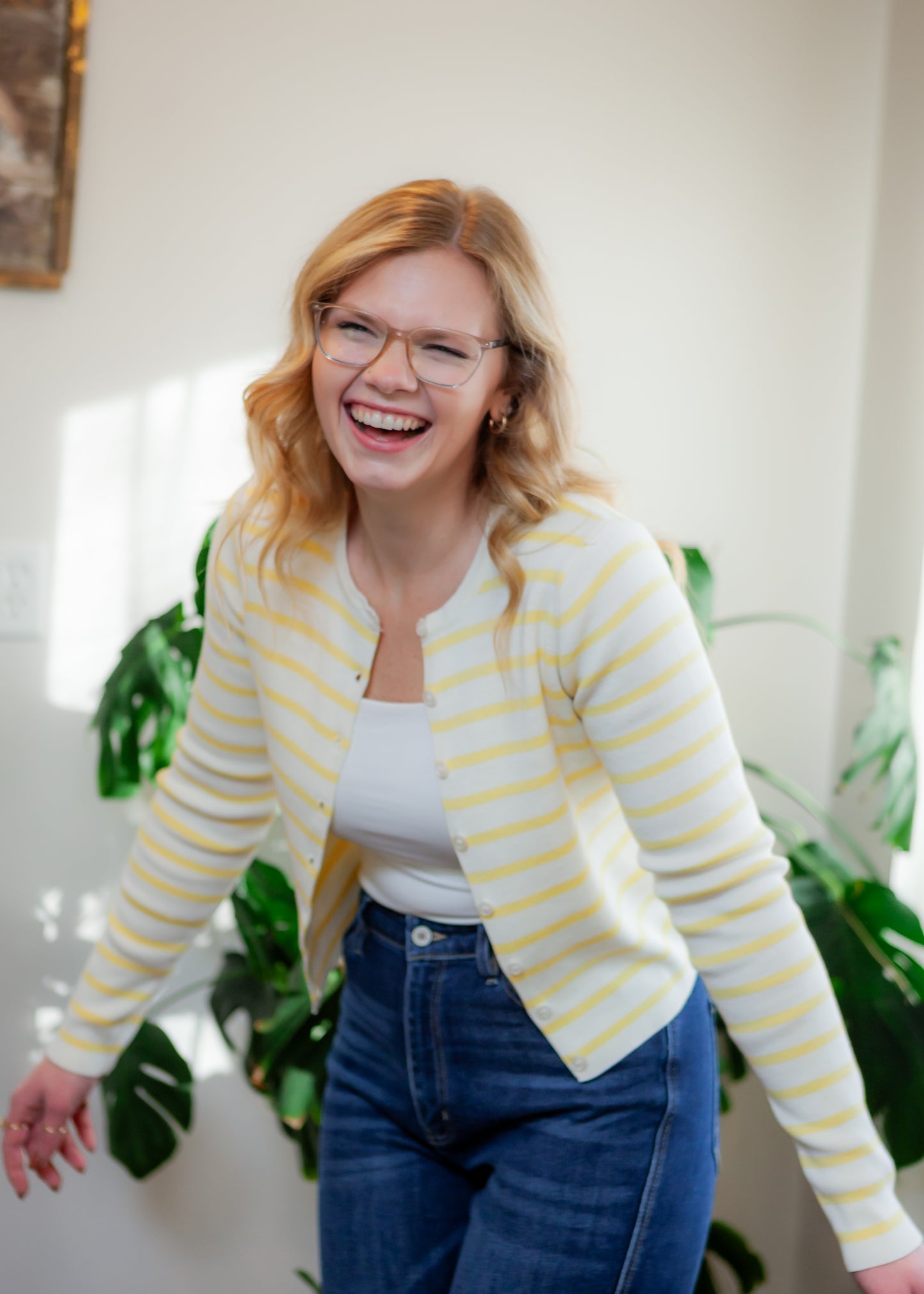 Charlotte's Striped Cardigan