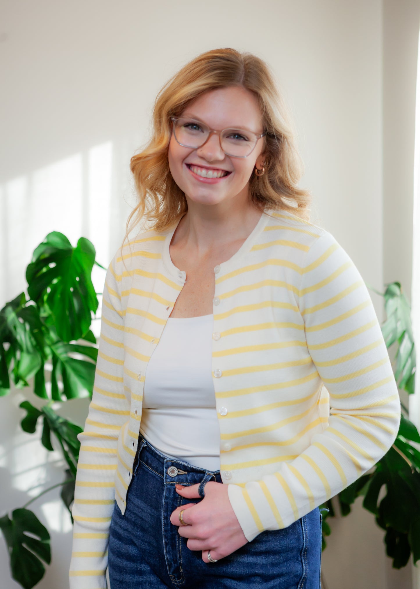 Charlotte's Striped Cardigan