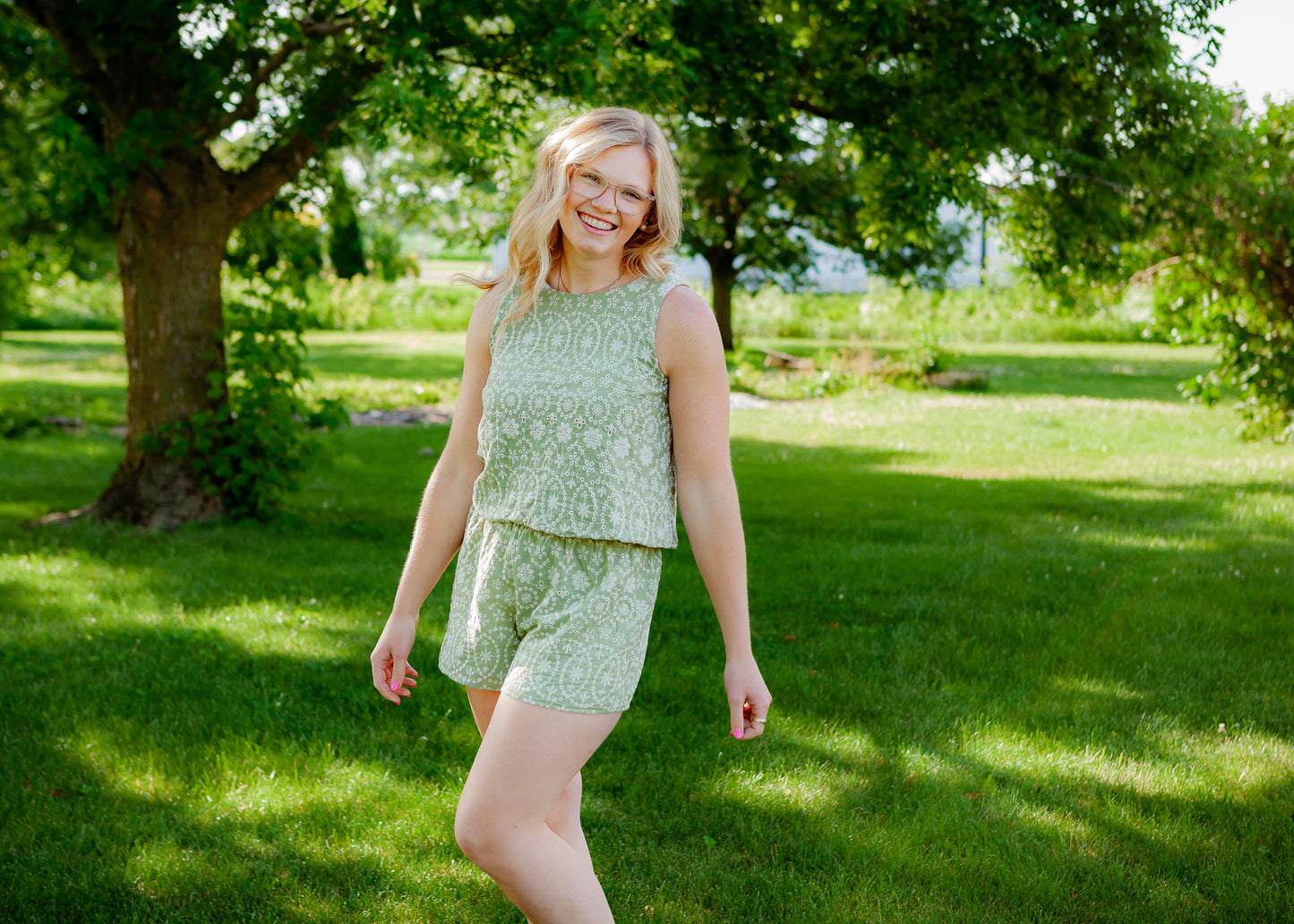 Blossom Eyelet Shorts