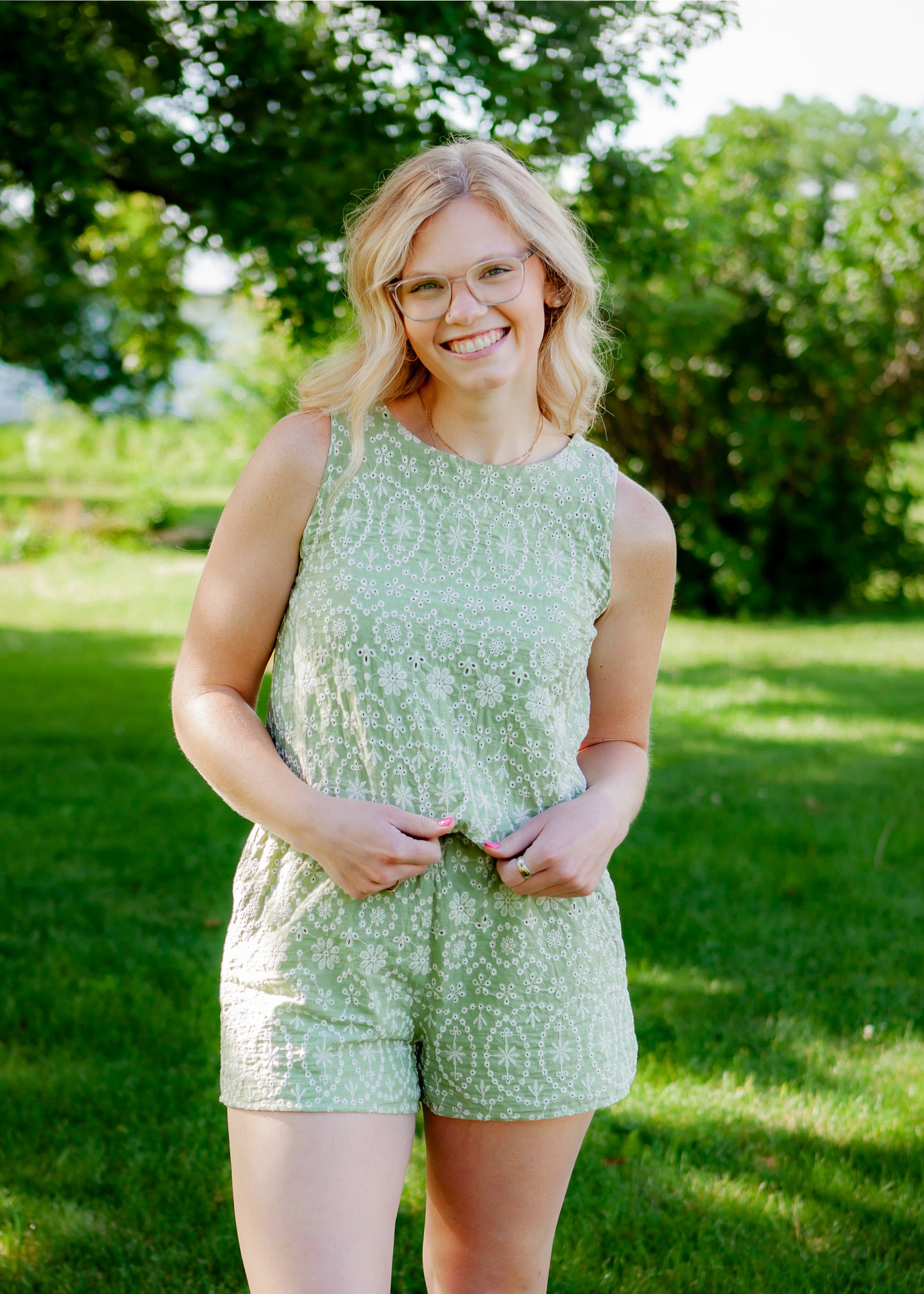 Blossom Eyelet Shorts