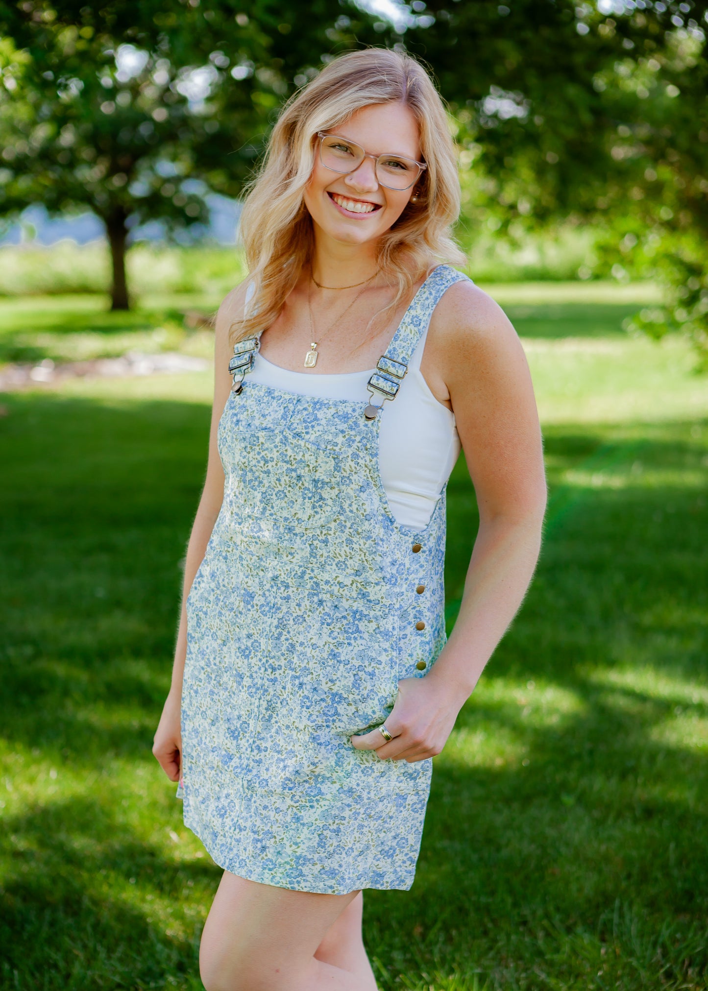 Garden Flower Overall Bibs
