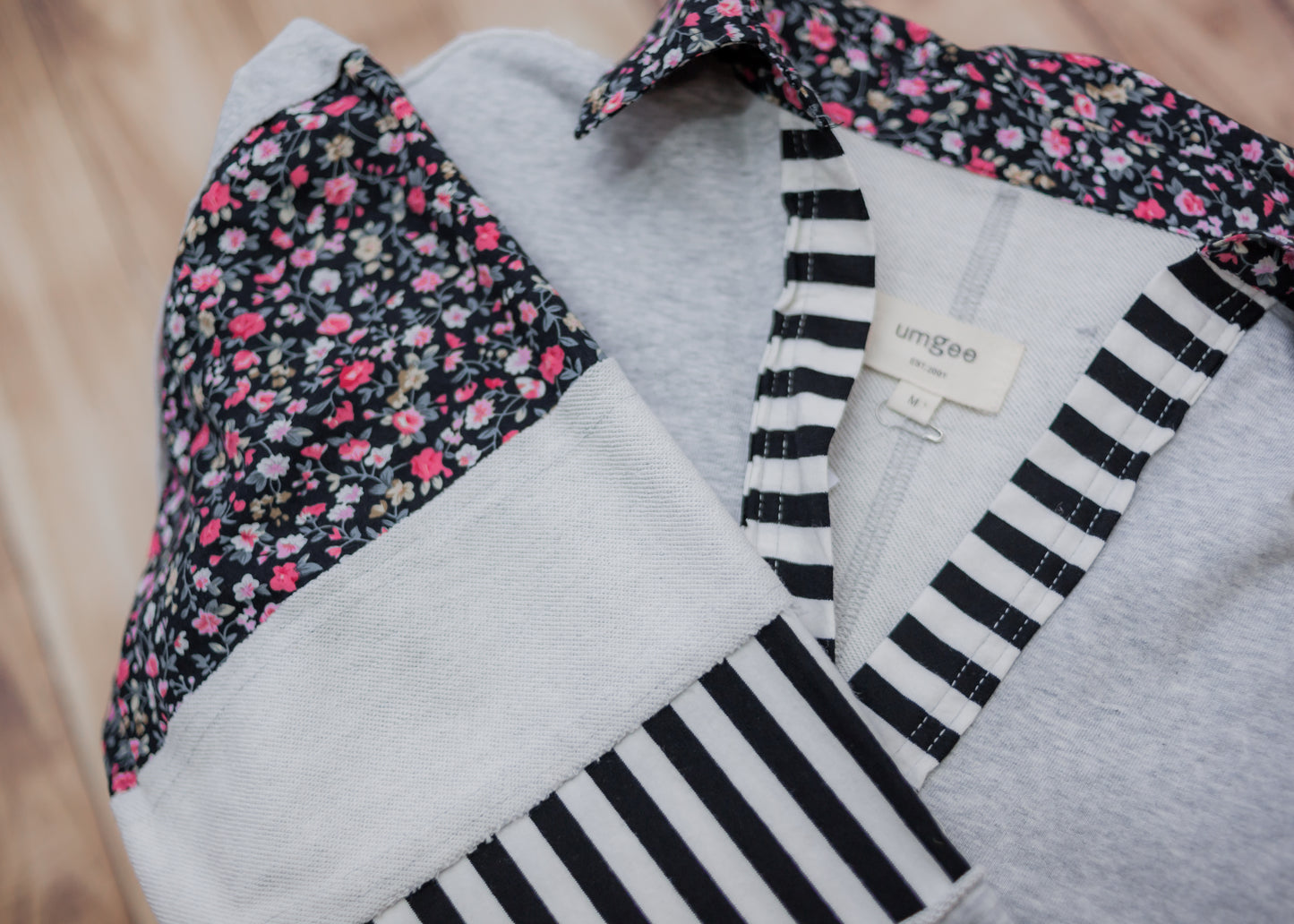 Floral Colorblock Sweatshirt