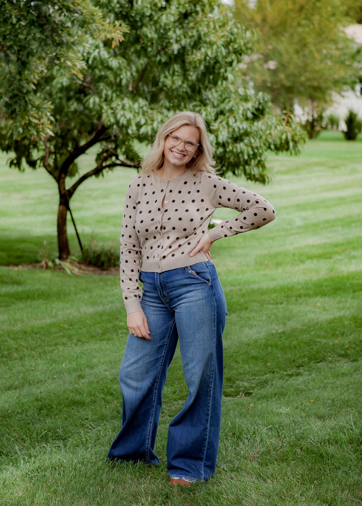 Polka Dot Cardigan