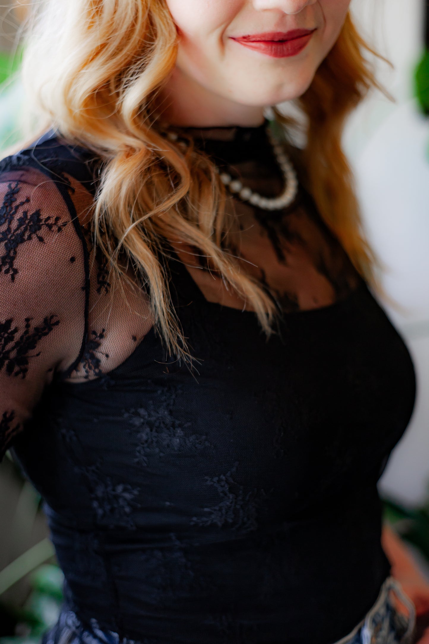 Black Lacey Top