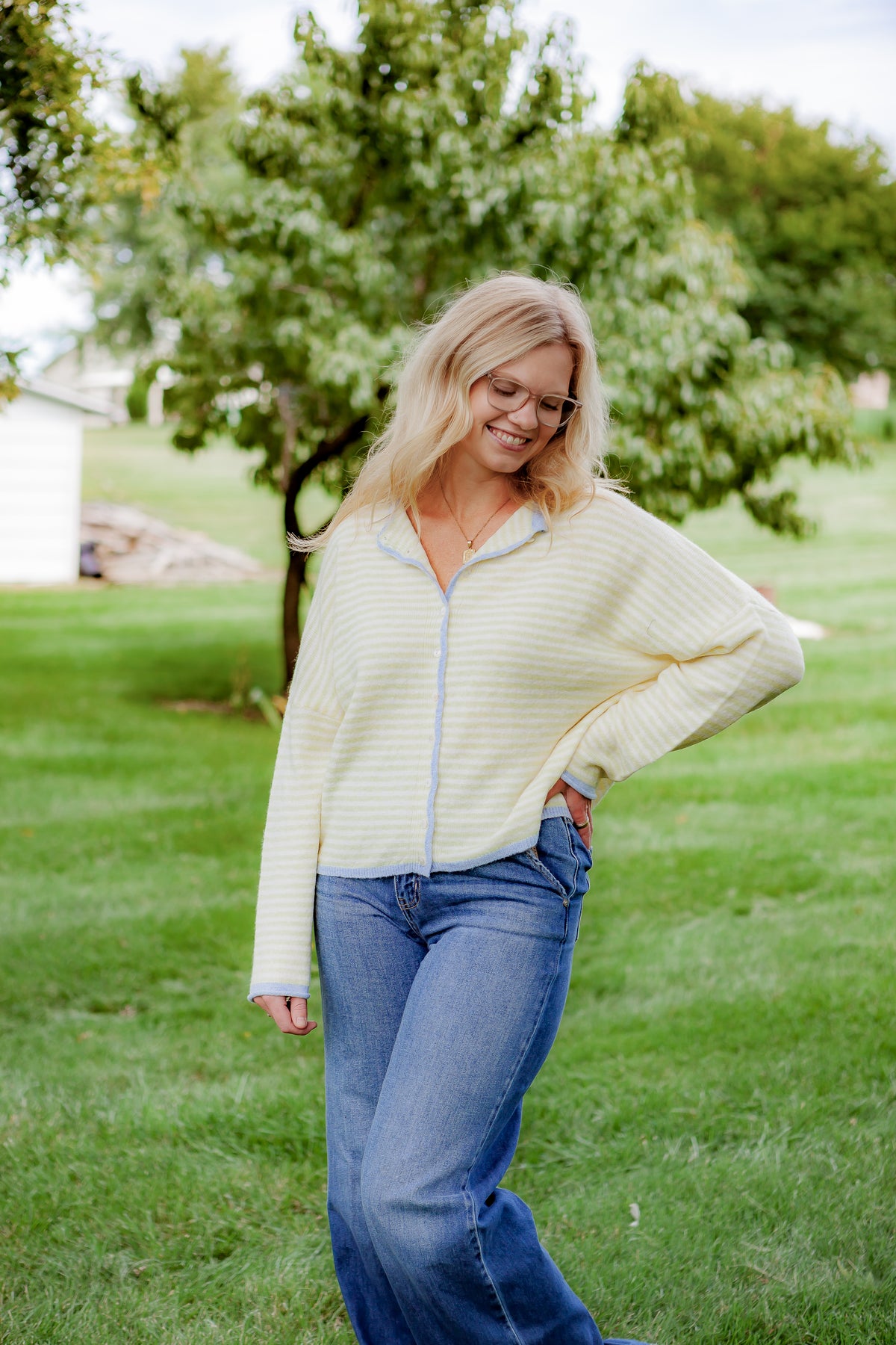 Butter + Blue Cardi