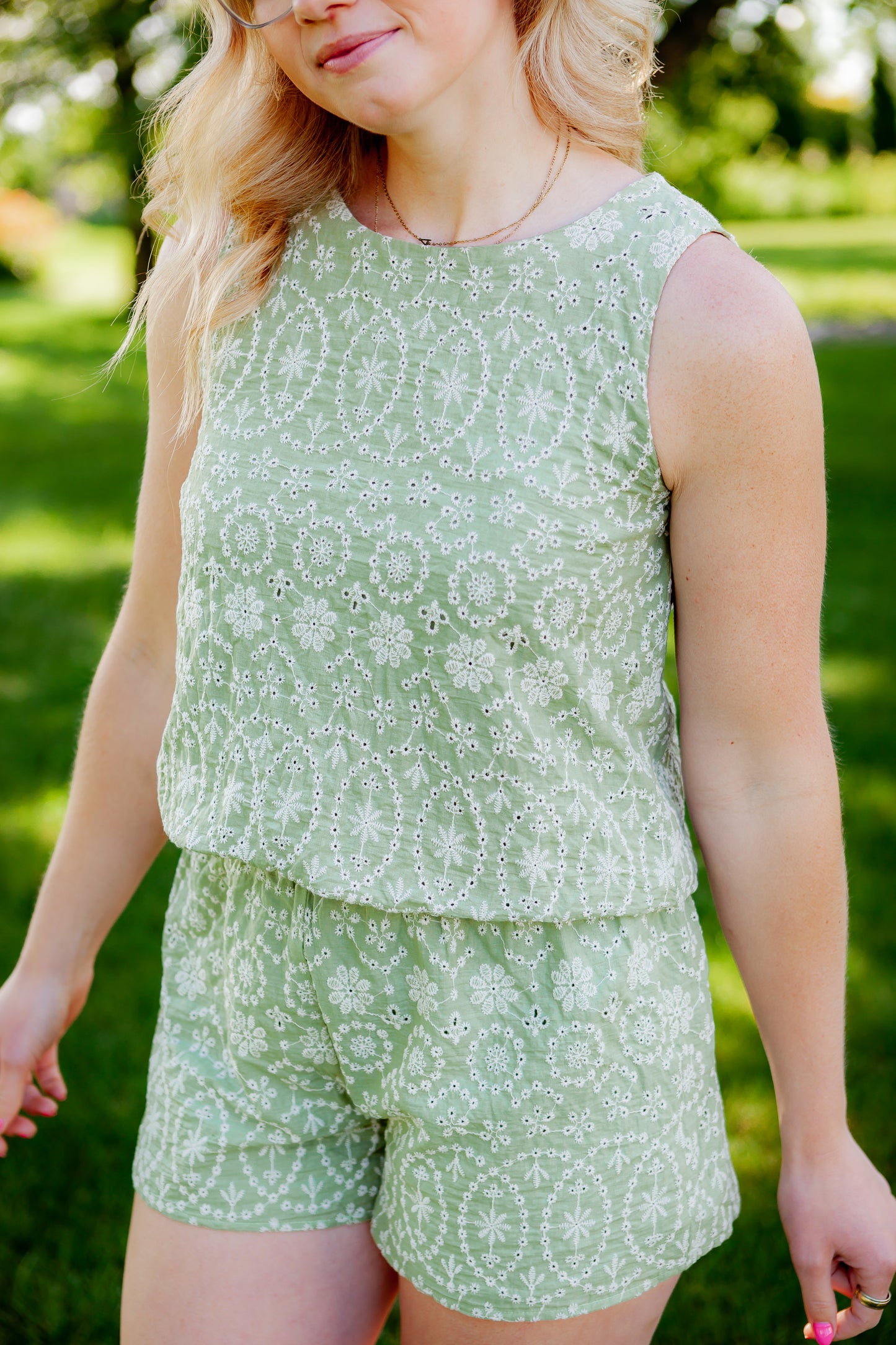 Blossom Eyelet Shorts
