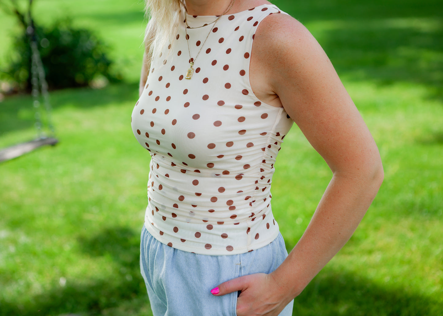 Moonlight Dot Top